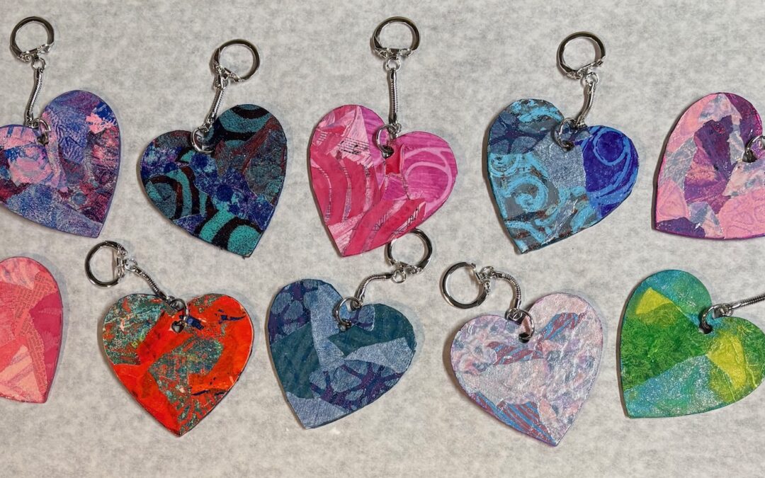 Heart Key Chains