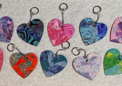 Heart Key Chains
